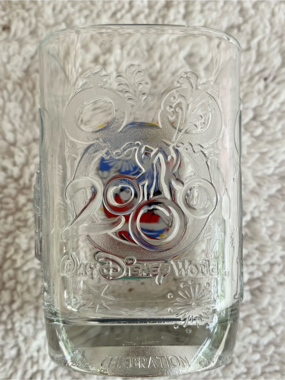 Walt Disney World 2000 Celebration McDonalds Mickey Mouse Commemorative Glass - Picture 5 of 13